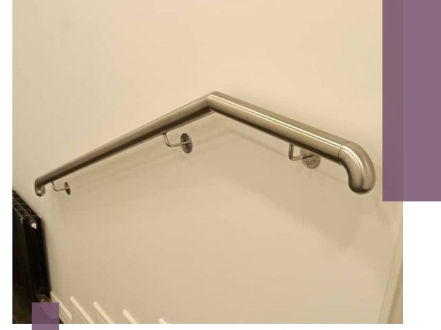 Изготовление пристенных поручней в Коломне под ключ за сроки